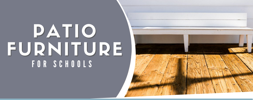 Buying Patio Furniture for Your Students at Schools and Universities - The Charming Bench Company