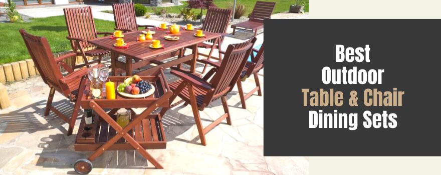 Best Outdoor Table and Chair Dining Sets: Our Top 10 Picks for your Patio - The Charming Bench Company
