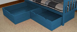 2 Piece Drawers Drawers Full / Caribbean Blue Paint