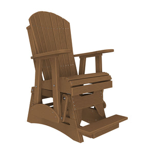 2ft Adirondack Balcony Glider Outdoor Glider 2ft / Antique Mahogany