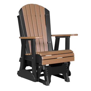 2ft Adirondack Glider Outdoor Glider 2ft / Cedar & Black