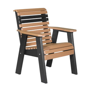 2ft and 4ft Plain Bench by LuxCraft Outdoor Glider 2ft / Cedar & Black