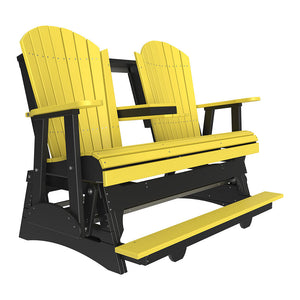 4' and 5' Adirondack Balcony Glider Outdoor Glider 5ft / Yellow & Black