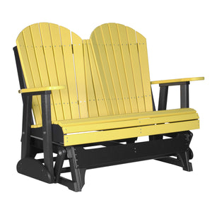 4 ft and 5ft Adirondack Glider Outdoor Glider 4ft / Yellow & Black
