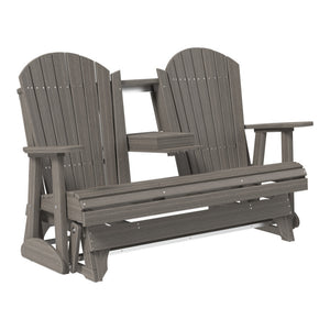 4 ft and 5ft Adirondack Glider Outdoor Glider 5ft / Coastal Gray