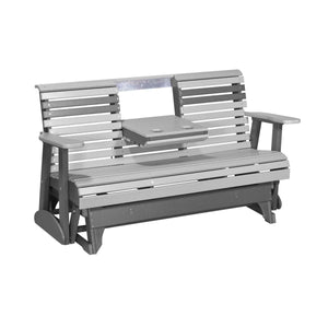 5ft Plain Poly Glider Chair Outdoor Glider