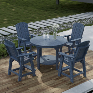 Heritage 5-Piece 48" Pub Counter Set Dining Set