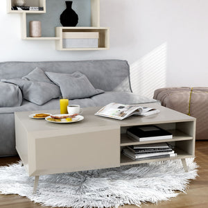 Altus 43" Coffee Table Gloss Grey Susan