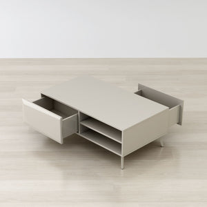 Altus 43" Coffee Table Gloss Grey Susan