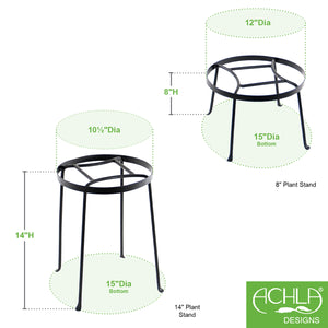 Piazza Plant Stands, Set of Two by Achla Designs Achla Designs