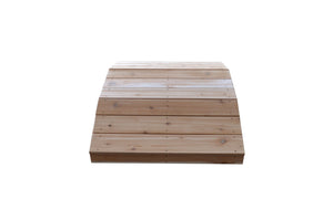 Cedar Standard Plank Bridge (4ft to 12ft) Bridge