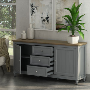 Chenon Sideboard - Grey & Brown Susan