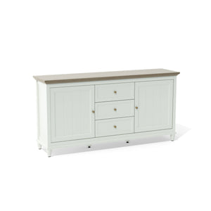 Chenon Sideboard - White & Brown Susan