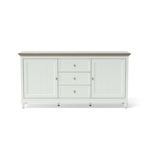 Chenon Sideboard - White & Brown Susan