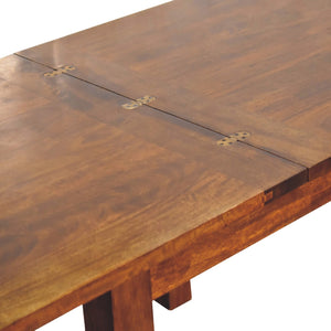 Chestnut Butterfly Dining Table Bench