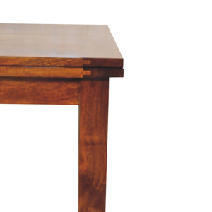 Chestnut Butterfly Dining Table Bench