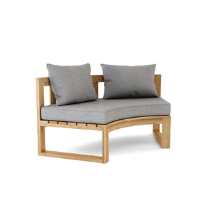Circular Modular Deep Seating – Premium Teak Comfort Meets Custom Style Susan
