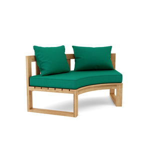 Circular Modular Deep Seating – Premium Teak Comfort Meets Custom Style Susan