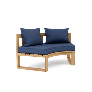 Circular Modular Deep Seating – Premium Teak Comfort Meets Custom Style Susan