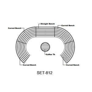 Circular Modular Deep Seating Set 3 Susan