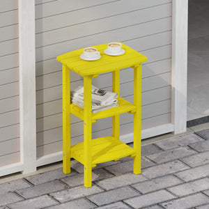 Classic 3 Shelf Side Table Outdoor Table