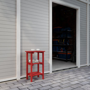 Classic 3 Shelf Side Table Outdoor Table