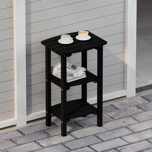 Classic 3 Shelf Side Table Outdoor Table
