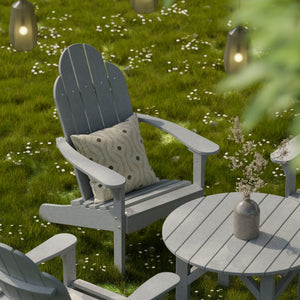 Classic 33" Round Conversation Table Outdoor Table