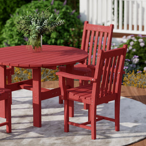 Classic 5-Piece 46" Round Dining Set with Dining Chairs Dining Set