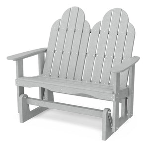 Classic Adirondack Glider Outdoor Glider