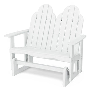 Classic Adirondack Glider Outdoor Glider