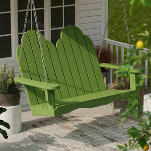 Classic Adirondack Swing Porch Swing
