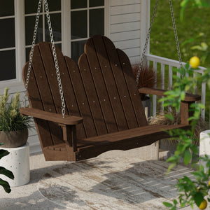Classic Adirondack Swing Porch Swing