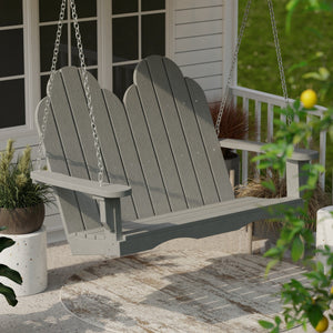 Classic Adirondack Swing Porch Swing