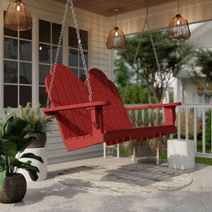 Classic Adirondack Swing Porch Swing