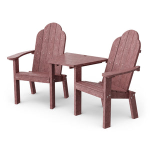 Classic Deck Chair Tete-a-Tete Bench Garden Bench