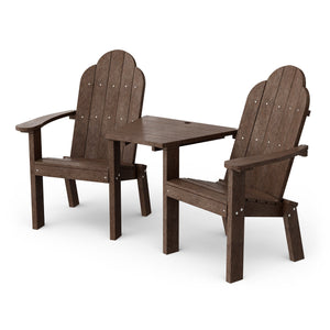Classic Deck Chair Tete-a-Tete Bench Garden Bench