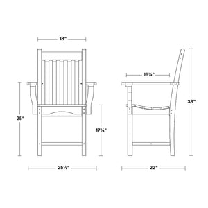 Classic Dining Arm Chair Outdoor Chair