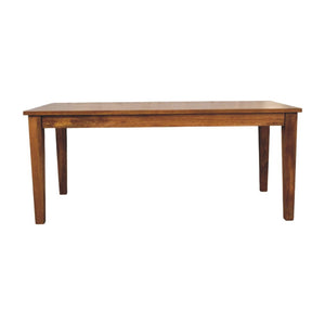 Classic Golden Teak Solid Wood Dining Table Bench