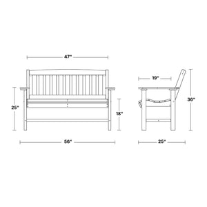 Classic Mission Bench Garden Bench