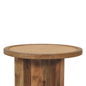 Close-knit Corner End Table Bench