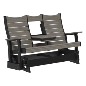 Contour Glider Porch Swing 5ft / Coastal Gray & Black