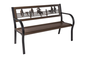 Cowboy Rodeo Bench outdoor furniture