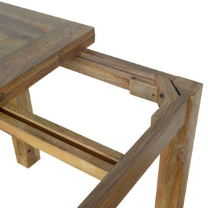 Extendable Butterfly Dining Table Bench