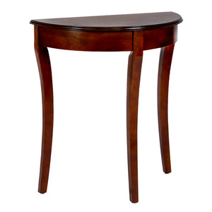 Half Moon Console Table (Cherry Finish) by All Things Cedar All Things Cedar