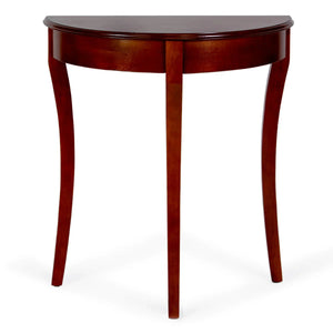 Half Moon Console Table (Cherry Finish) by All Things Cedar All Things Cedar