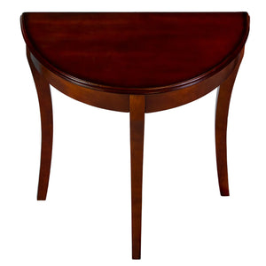 Half Moon Console Table (Cherry Finish) by All Things Cedar All Things Cedar