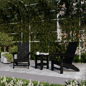 Freedom 3-Piece Modern Adirondack Set with Side Table outdoor furniture