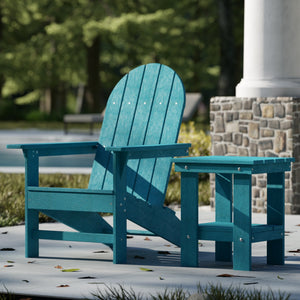 Freedom Modern Adirondack Chair & Freedom Side Table outdoor furniture