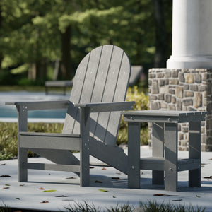 Freedom Modern Adirondack Chair & Freedom Side Table outdoor furniture